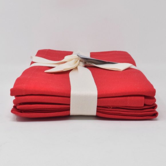 Pier 1 Classic Buffet Napkins Red Set of 4  New Special Occasion Holiday Love - Picture 8 of 13